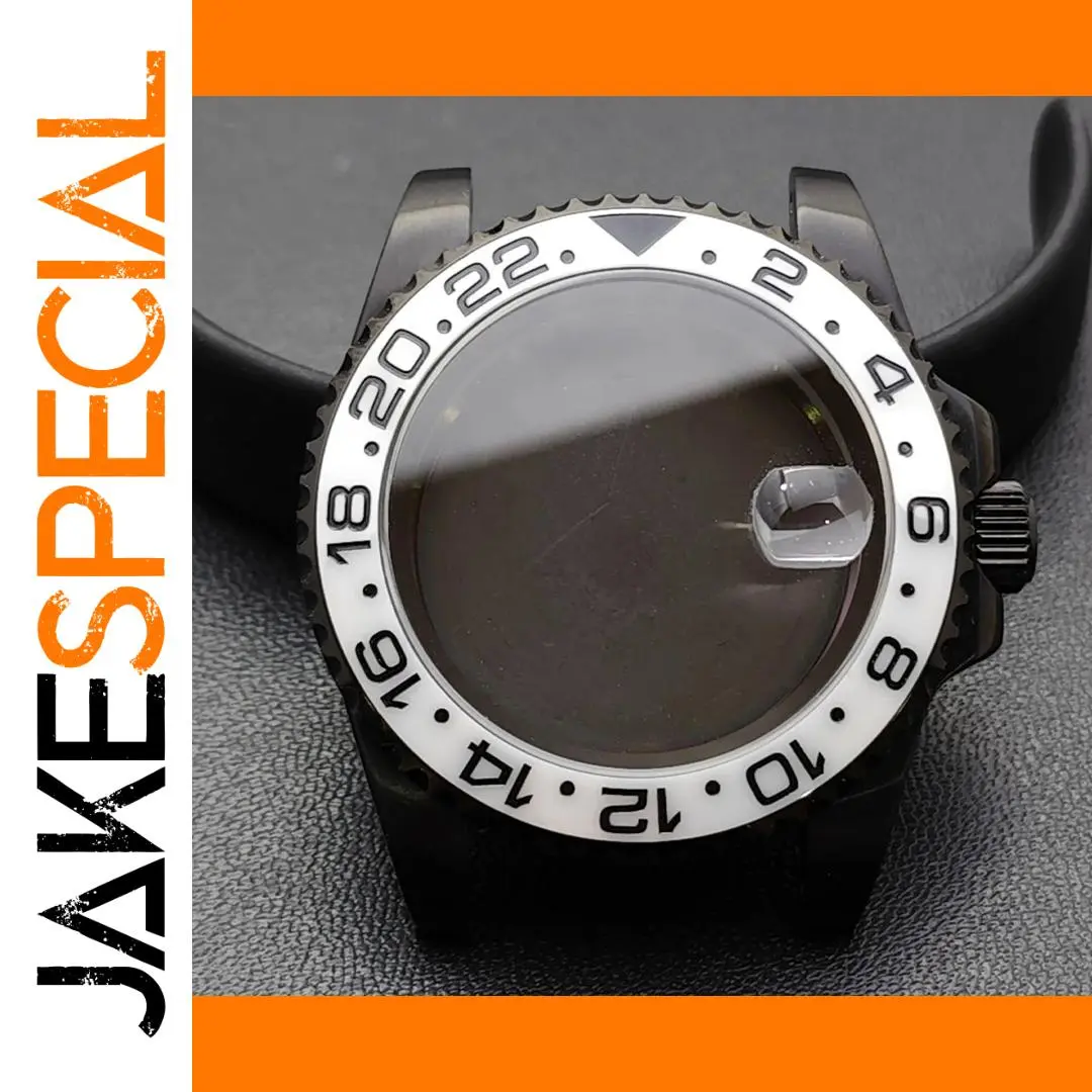 GMT 40.5mm Bidirectional Sapphire Watch Case for NH34/NH35 1 GMT 40.5mm Bidirectional Sapphire Watch Case for NH34/NH35