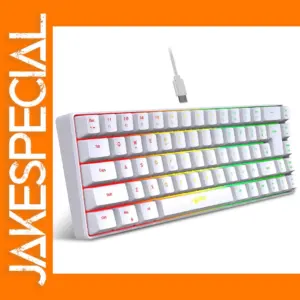 RGB Mini Gaming Keyboard for Tablets, 68 Keys