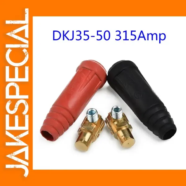 2Pcs 315A DKJ35-50 Welding Machine Connectors