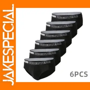 6-Pack Men's Cotton Triangular Underwear
