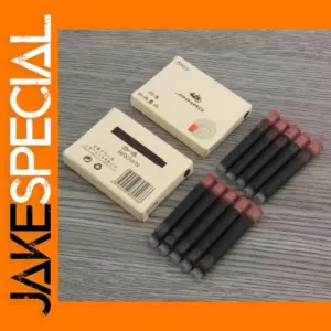 10 Brown Ink Cartridges for Fountain Pens