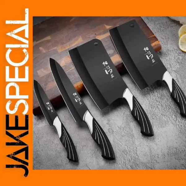 Stainless Steel Chef Knife Set - 1/4 PCS