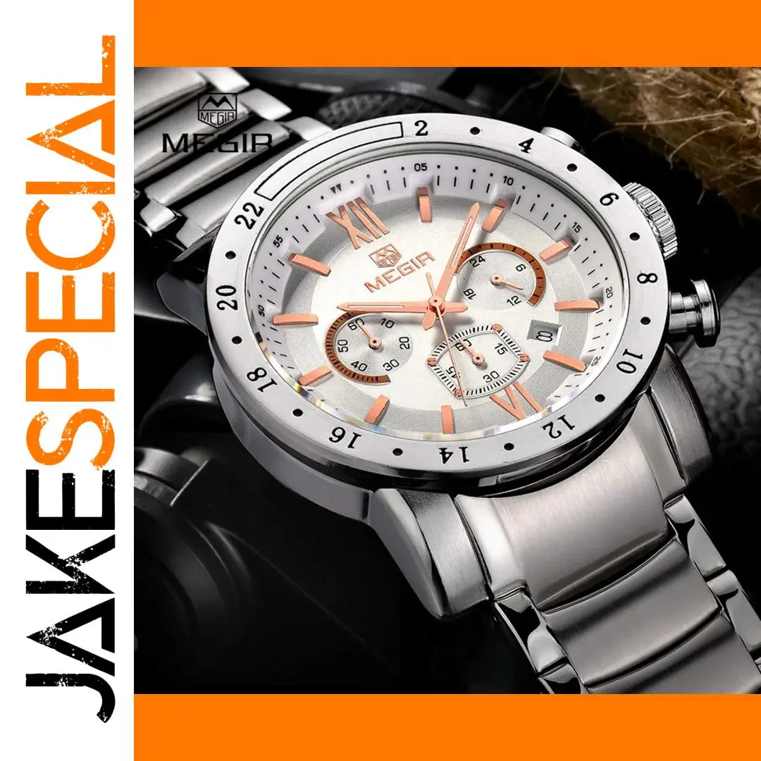 MEGIR 3008G Men's Quartz Luminous Watch 1 MEGIR 3008G Men's Quartz Luminous Watch