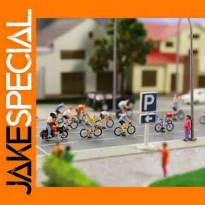 HO Scale 1:87 Cyclist Figurines Set