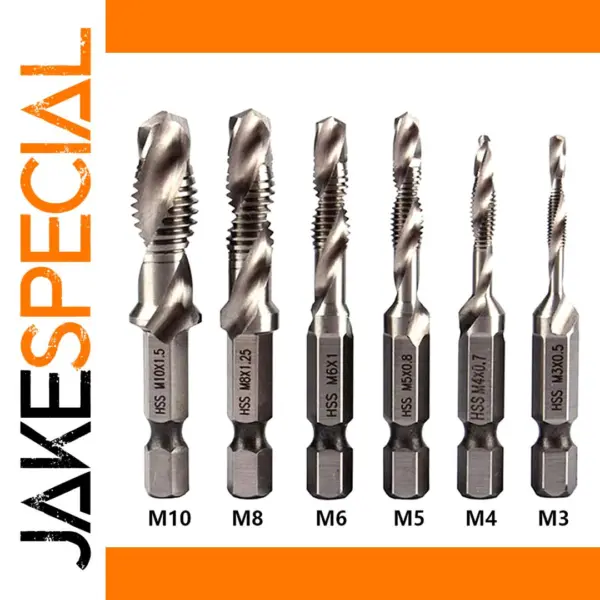 Titanium Plated HSS Tap Drill Bit Set