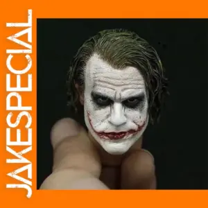 1/6 Scale Joker Head Sculpture for Action Figures