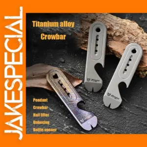 Titanium Alloy Multifunction Crowbar Bottle Opener