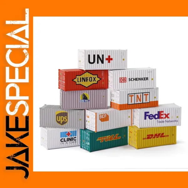 N Scale 1:160 Shipping Containers Set of 3