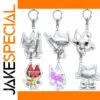 Cute Inoue Toro Cat Keychain Pendant Jewelry