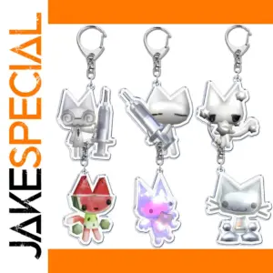 Cute Inoue Toro Cat Keychain Pendant Jewelry