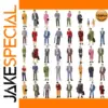 100pcs O Scale 1:43 Painted People Figures