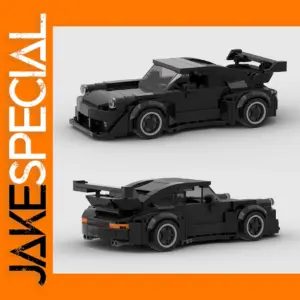 Black Sports Car Building Blocks Set 354 Pieces