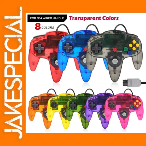 Wired Gamepad for Nintendo 64 Console