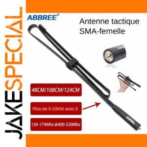 ABBREE Dual Band VHF UHF Antenna for Baofeng