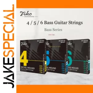 ZIKO Nickel-Plated Bass Guitar Strings DN045 4-6 Strings