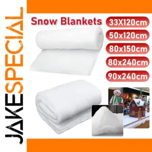 Artificial Snow Blankets for Winter Decor