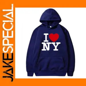 I Love NY Printed Hoodies for Men and Women