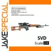 1/6 Scale SVD Sniper Rifle Model Toy