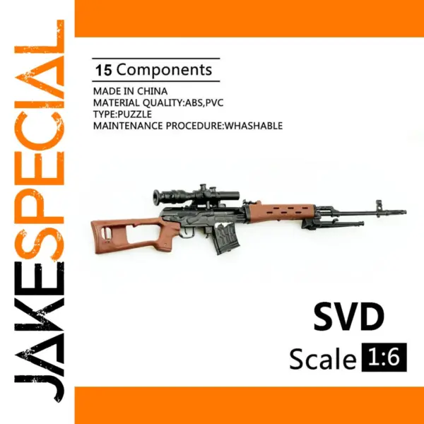 1/6 Scale SVD Sniper Rifle Model Toy