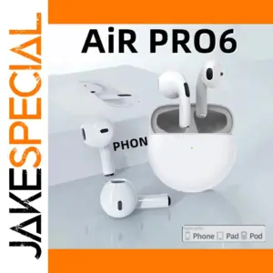 Air Pro 6 TWS Bluetooth Earbuds for iPhone