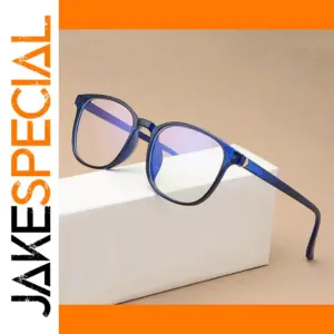 Retro Unisex Pink Anti-Blue Light Glasses