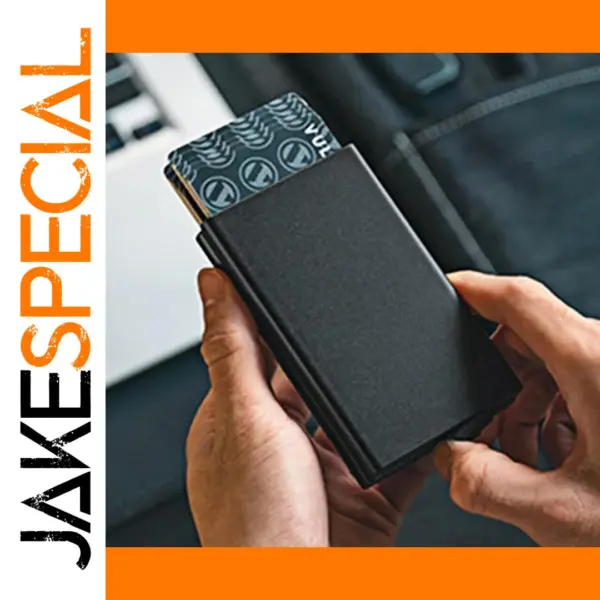 Slim RFID Aluminum Card Holder for Men