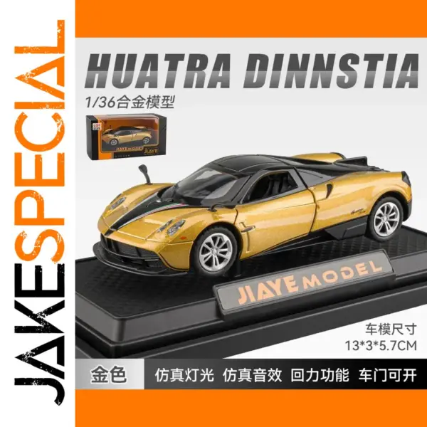 1:36 Pagani Diecast Car Model for Collectors