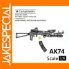 1/6 Scale AK74 Assault Rifle Model for Collectors