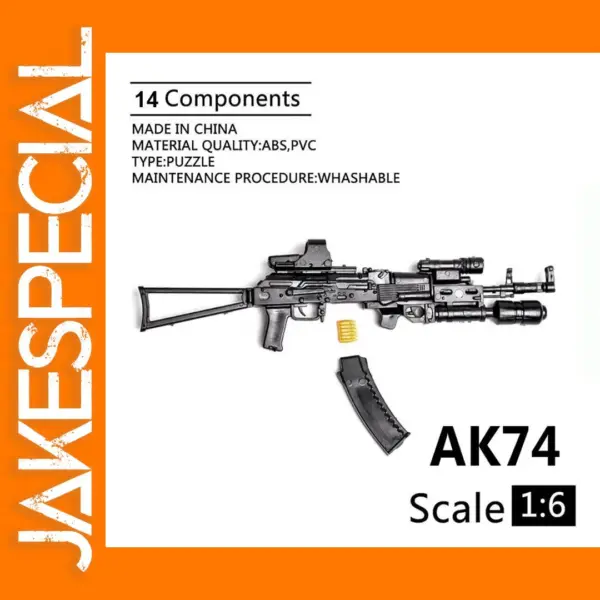 1/6 Scale AK74 Assault Rifle Model for Collectors
