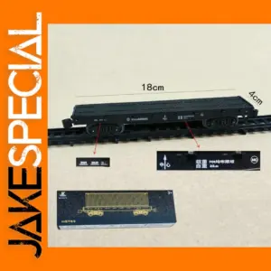 NX70 Black Flatbed Train Carriage Model