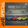 1:64 Diecast Metal BMW M4 Yellow Car Model