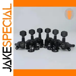 Guyker 1:18 Locking Guitar Tuners Black