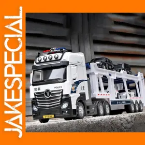 1:50 Scale Police Trailer Car Model Toy