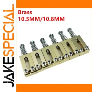 Brass Saddles Tremolo Bridge for ST TL Guitars