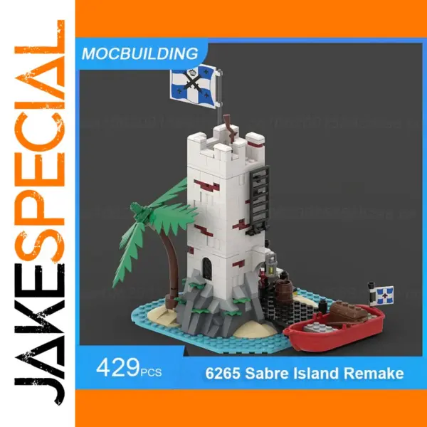 MOC Building Blocks Sabre Island Set
