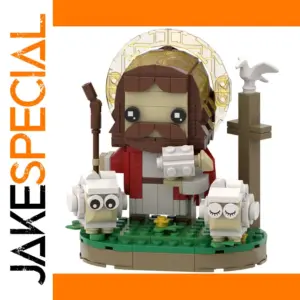 Christian Shepherd Jesus Cross Building Blocks Set