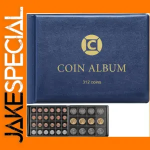 Coin Collection Book for 312 Coins Display