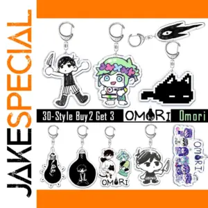 Omori Game Keychain for Bags and Accessories