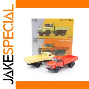 1/64 Scale Orange Diecast Truck Model