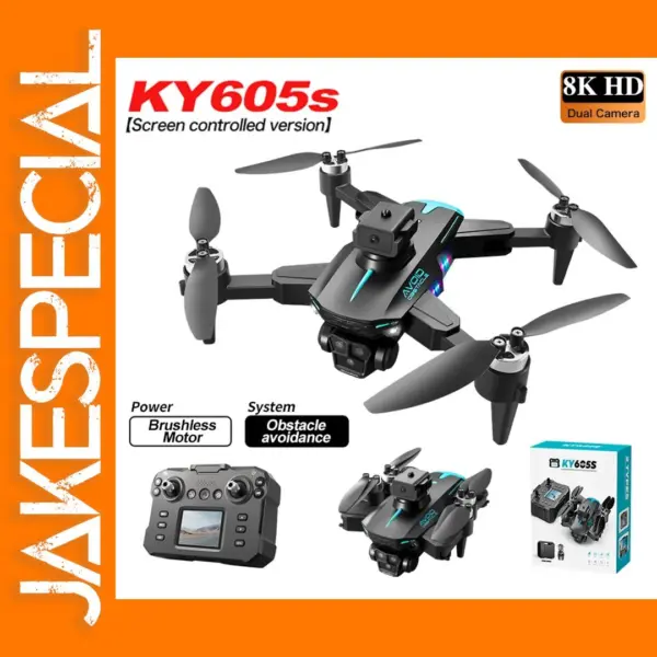 KY605S 8K Drone with 360 Obstacle Avoidance