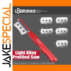Ustar Light Alloy Hand Saw with 5 Blades