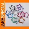 Star Shaped Aluminum Alloy Carabiner Clip