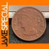 1851 Braided Hair Half Cent Replica Coin