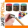 2 Pcs Non-Slip Billiard Cue Chalk Set