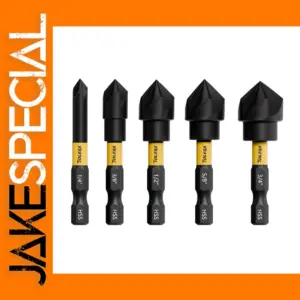 TOLESA 5-Piece Countersink Drill Bit Set