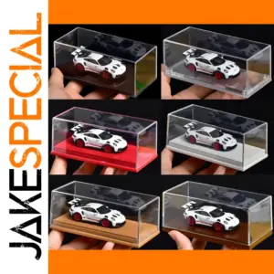 1:64 Scale Acrylic Leather Model Car Dust Box