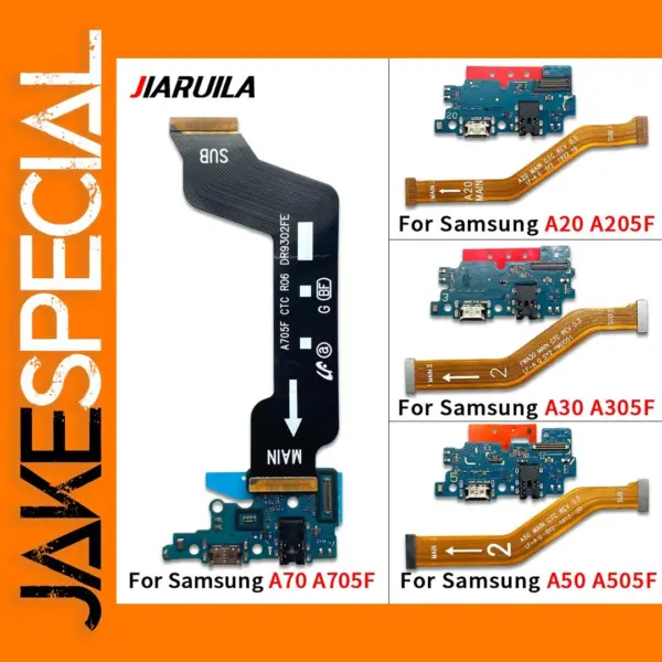 Samsung A20 A30 A40 A50 A70 USB Charging Port Flex