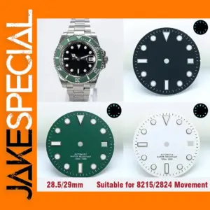 Luminous Green/Blue Dial for NH35/8215/2824 Watches