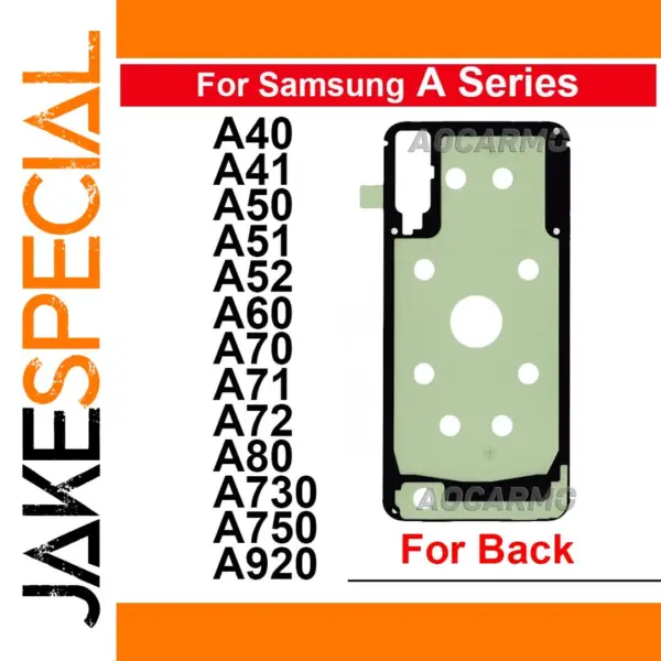 Adhesive Sticker for Samsung Galaxy Back Cover