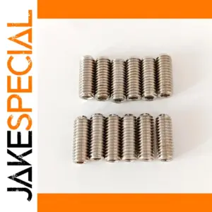 12 Pcs Hex Screws for Electric Guitar Bridge